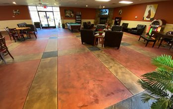 Nashville KOA lobby floor