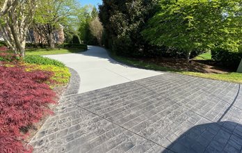 Nashville driveway makeover