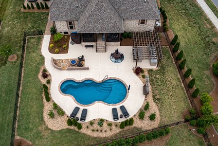 Decorative pool deck resurfacing by Sundek of Nashville