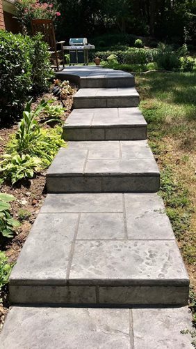 Berger Sunstamp Slate Pattern Midnight Coral Reef Juliet Tn
Walkways & Stairs 
SUNDEK of Nashville
