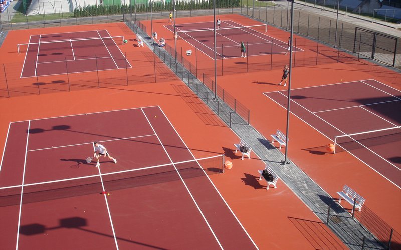 custom color tennis court coating Nashville