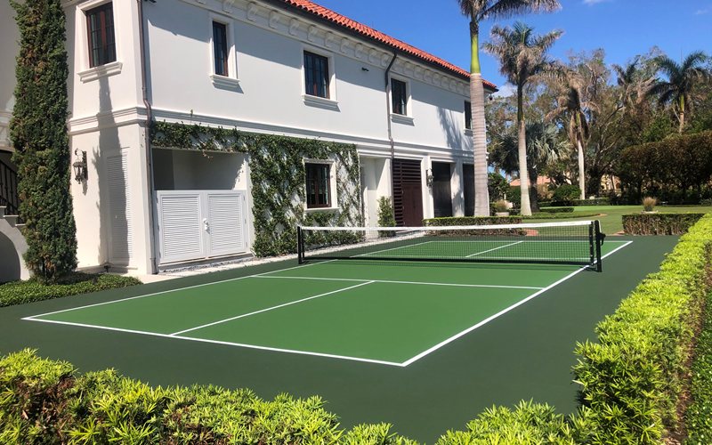 residential pickleball court Nashville