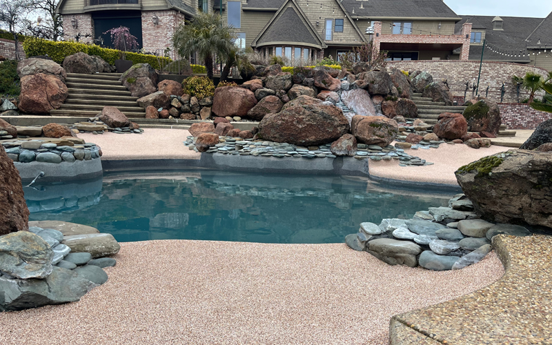 SunPlay safety surfacing pool deck Nashville