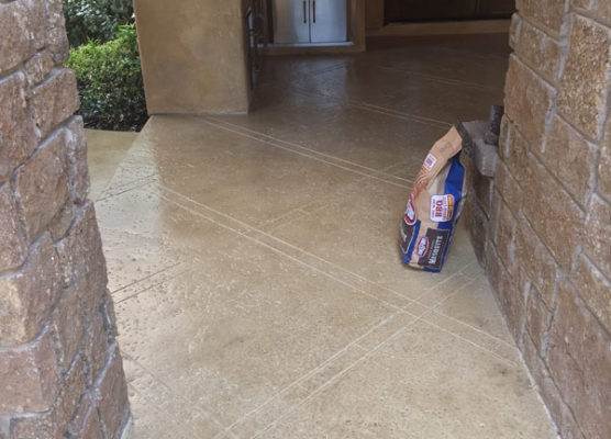 Stamped Concrete Recoloring
