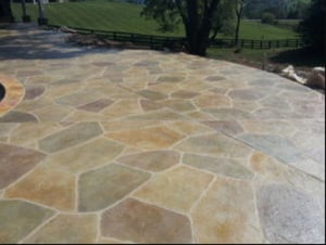 stamped concrete coating